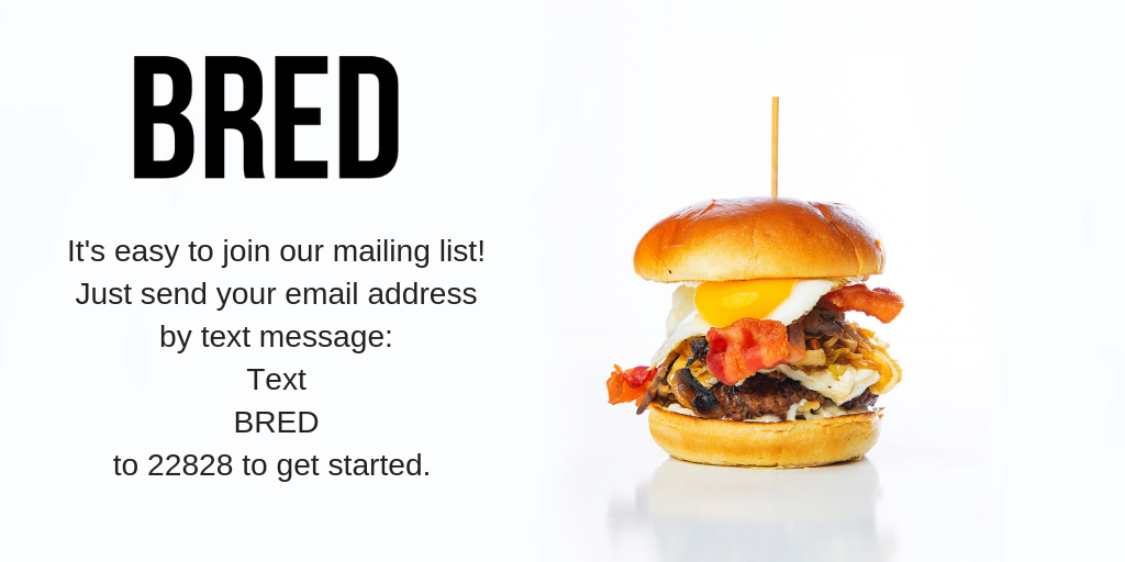 Bred Mailing list Sign Up